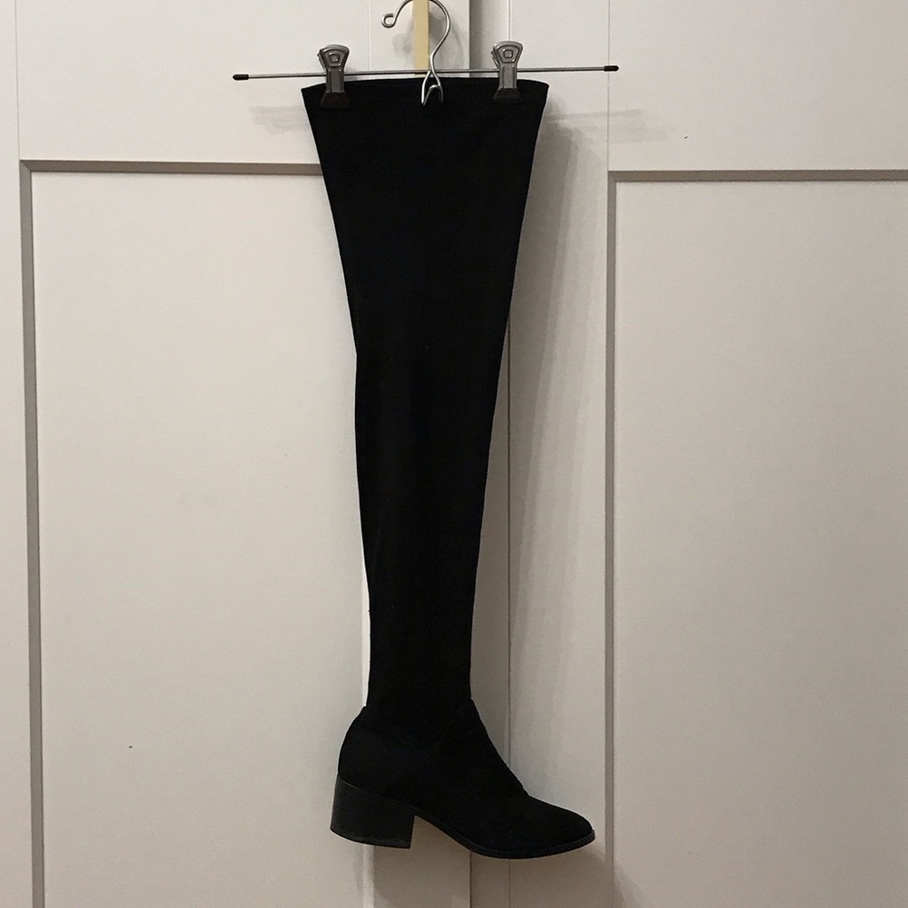 Steve Madden Black Over-the-Knee Boots